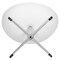 Flash Furniture Rally White LeatherSoft Saddle Wing Ottoman ZB-WING-WH-OTT-LEA-GG - alternate 9